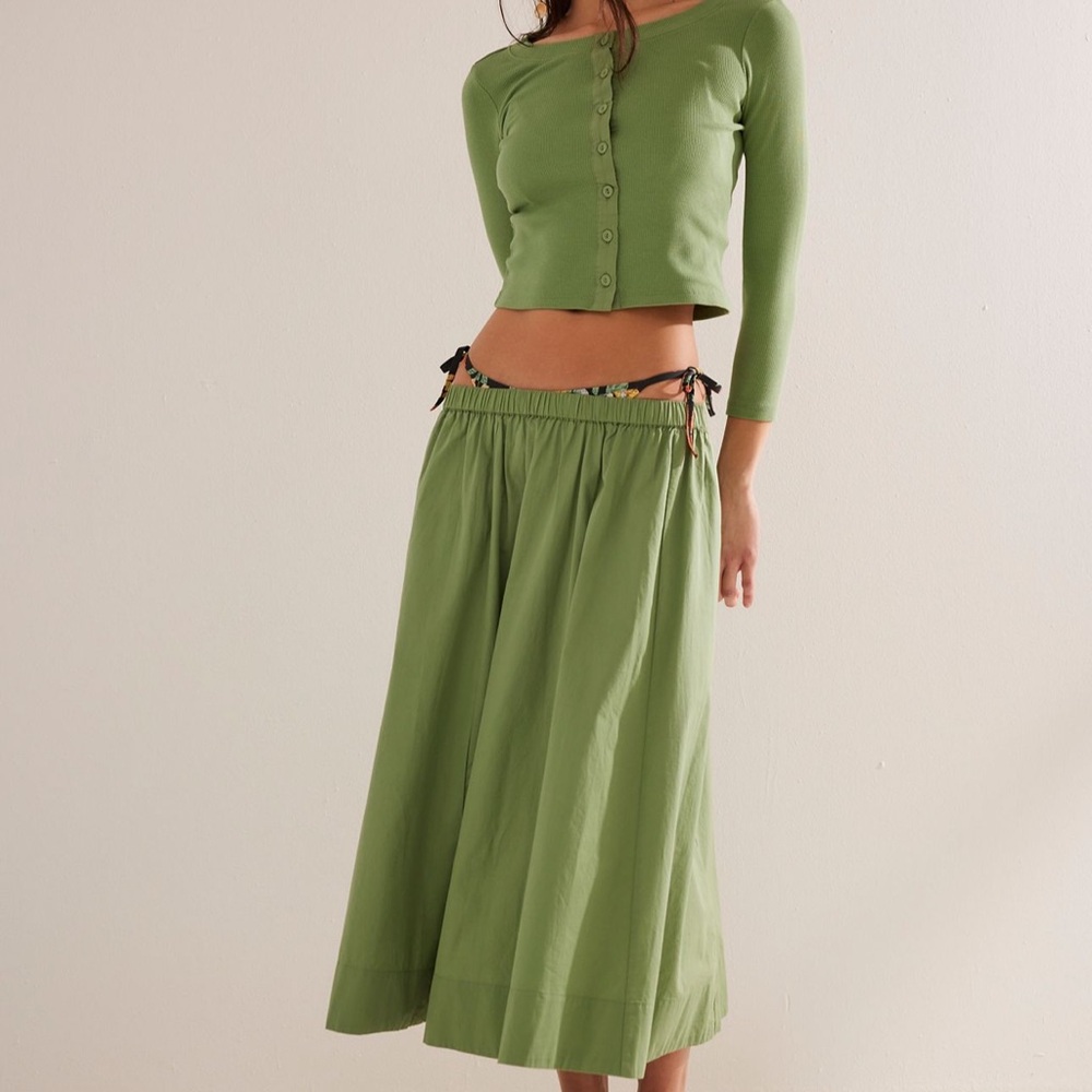Free People Perfect Tones Skirt Set